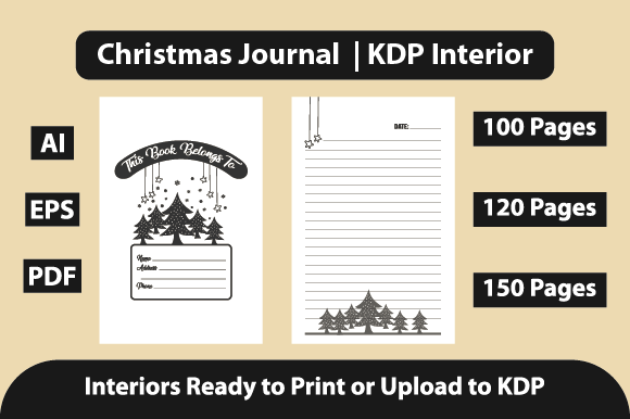 Christmas Journal Notebook