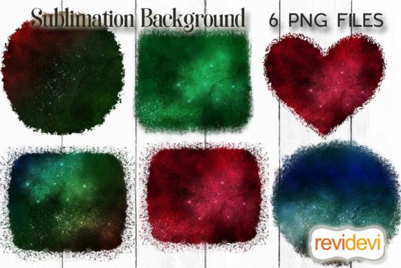 Christmas Sublimation Galaxy Background and Backgrounds
