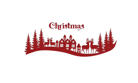 Deer Christmas Paper Cut 3d Design & Crafts