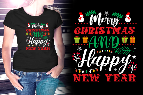 Review: Christmas and Happy New Year T-Shirt Print Templates