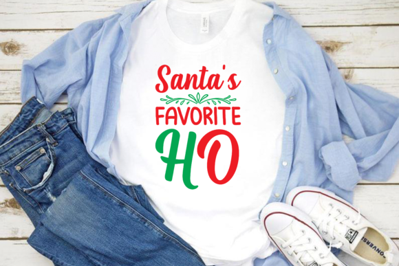 Santa s HO Christmas T-Shirt Design